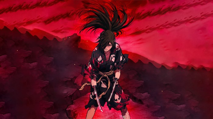 Hyakkimaru from Dororo with swords
