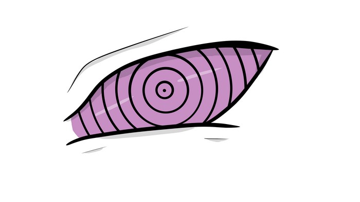Rinnegan eye from Naruto