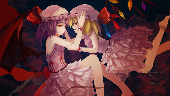 Remilia Scarlet and Flandre Scarlet from Touhou