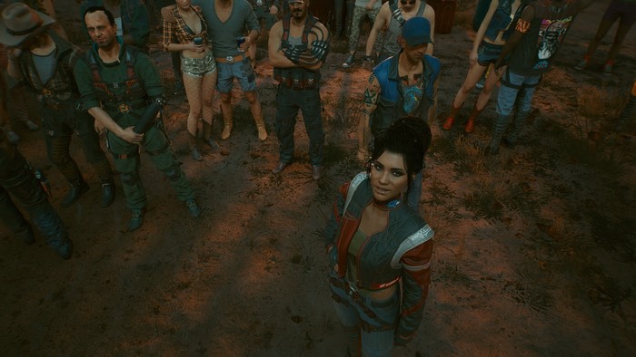 Panam Palmer and Aldecaldos in Cyberpunk 2077
