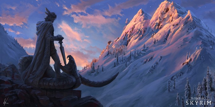 Talos statue from The Elder Scrolls V: Skyrim