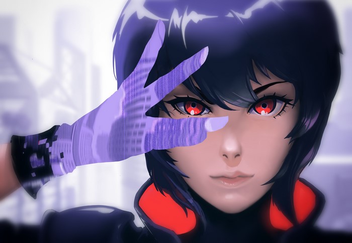 Motoko Kusanagi from Ghost in the Shell