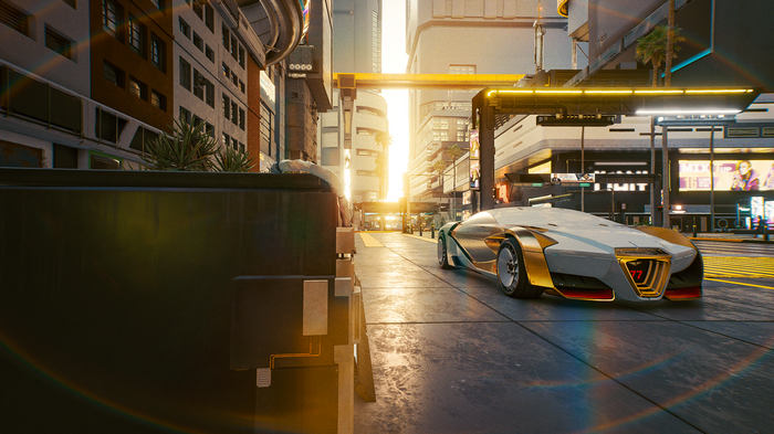 Rayfield Caliburn Hypercar in Cyberpunk 2077