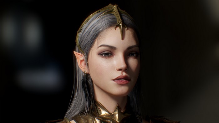 Fantasy Elf Woman Portrait