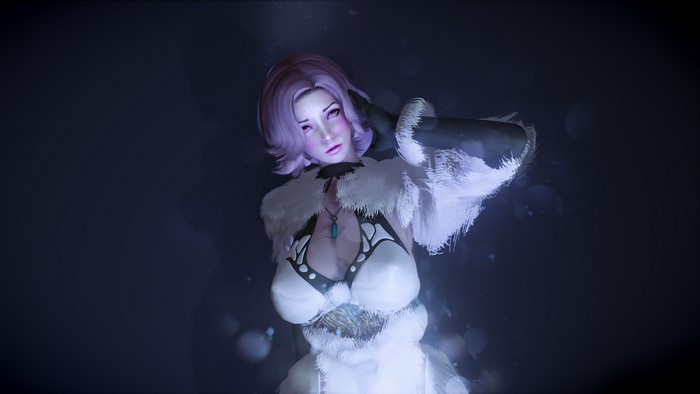 Fantasy girl from The Elder Scrolls V: Skyrim