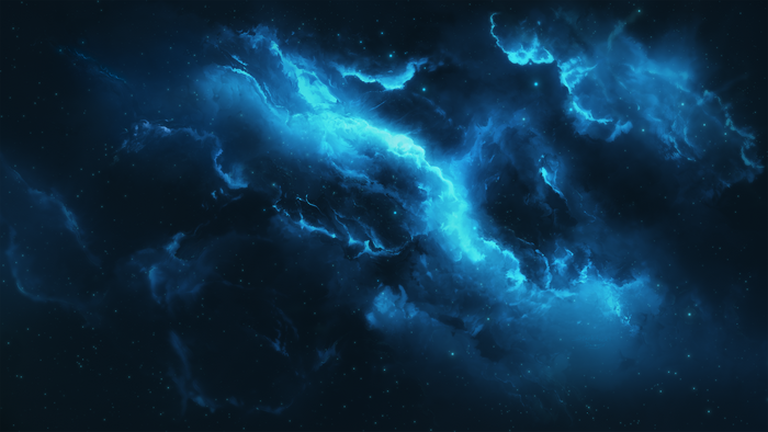 4K Space Art Nebula with Stars