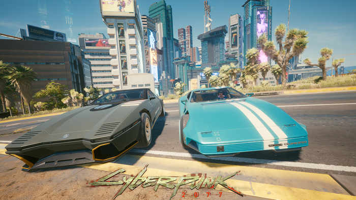 Cyberpunk 2077 Turbo-R 740 and Shion MZ2 cars