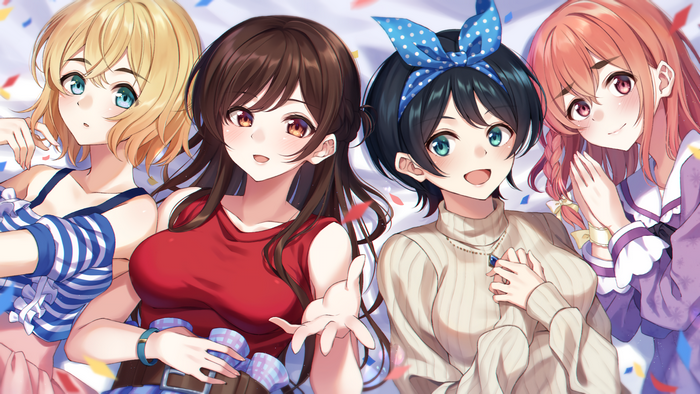 Kanojo, Okarishimasu: Chizuru, Sumi, Ruka, and Mami