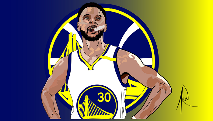 Stephen Curry from NBA artwork