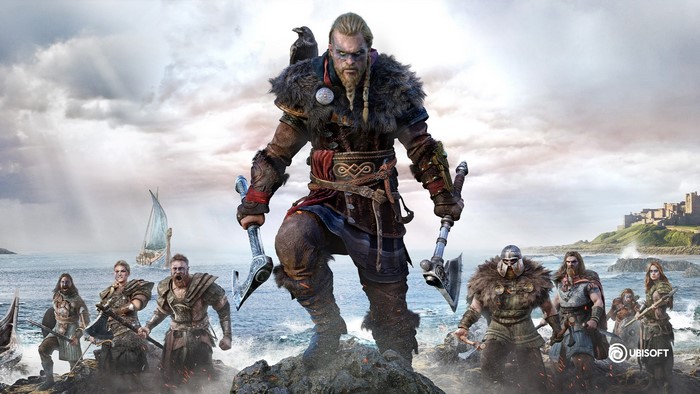 Assassins Creed Valhalla Eivor and Vikings on the Coast
