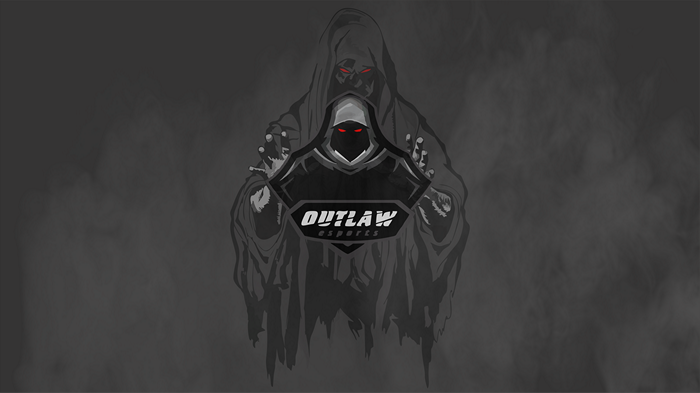 4K Outlaw Esports Reaper Logo