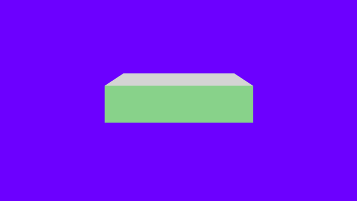 3D Blocks on a Purple Background