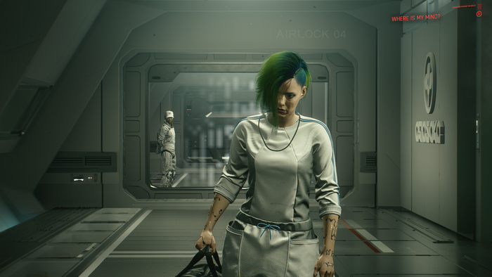 Cyberpunk 2077 screenshot featuring V