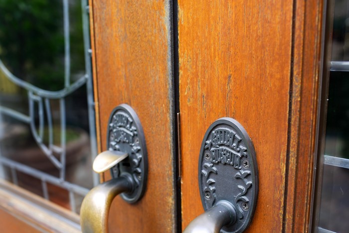 Studio Ghibli metal door handles