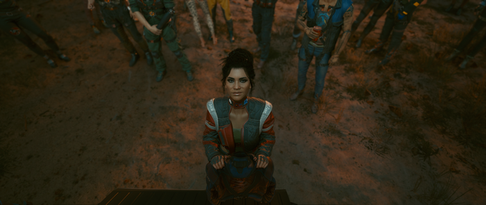 Panam Palmer and Aldecaldos from Cyberpunk 2077