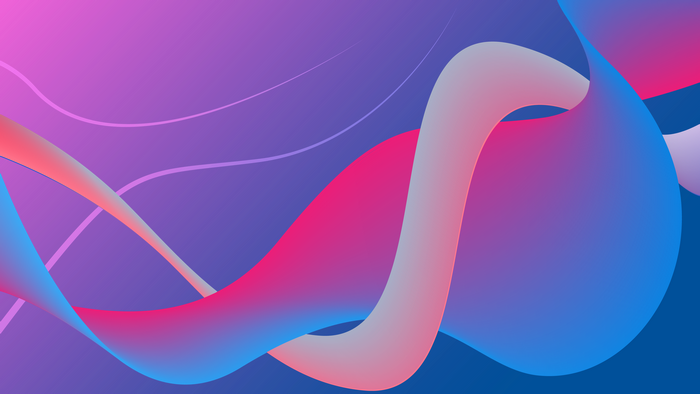 Abstract Digital Art Waves