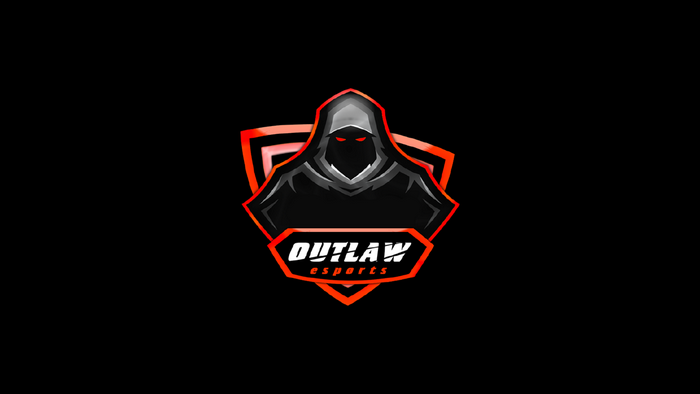 Outlaw Esports logo with hooded figure