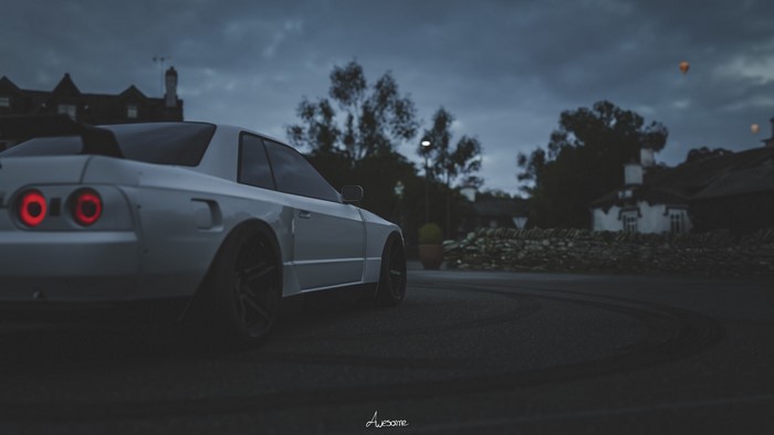 Nissan Skyline R32 drift in Forza Horizon 4