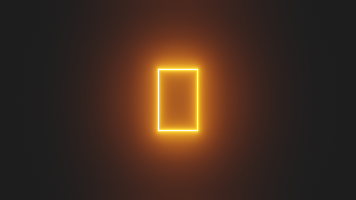 Minimalist Neon Rectangle 4K