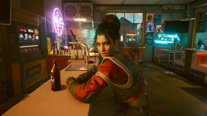 CD Projekt RED, Bar, Video Game Girls, Cyberpunk 2077, Video Game