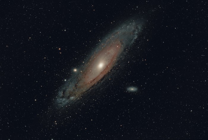 4K Andromeda Galaxy in Space