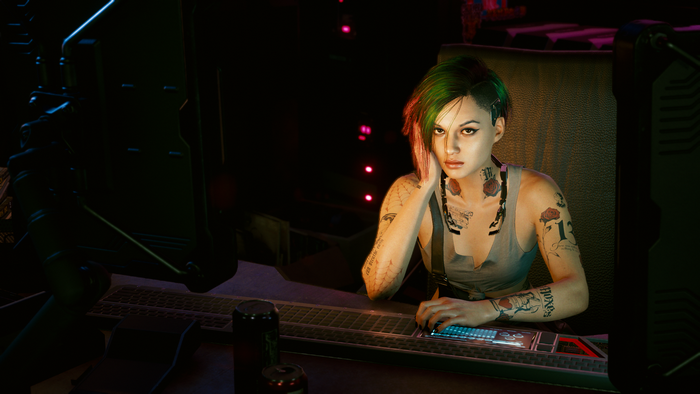 Judy Alvarez from Cyberpunk 2077