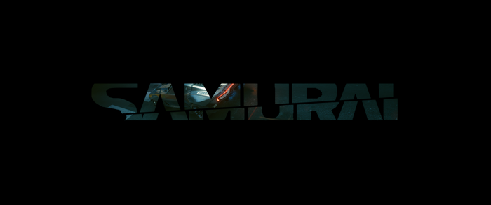 Samurai logo from Cyberpunk 2077