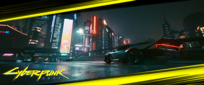 Cyberpunk 2077 Quadra car in Night City