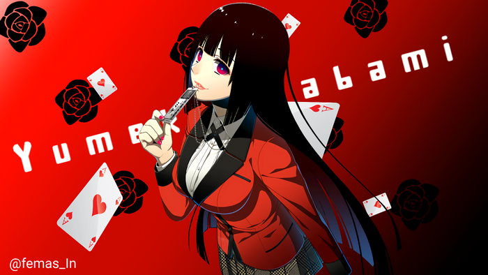 Jabami Yumeko from Kakegurui