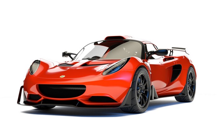 Red Lotus Exige car render