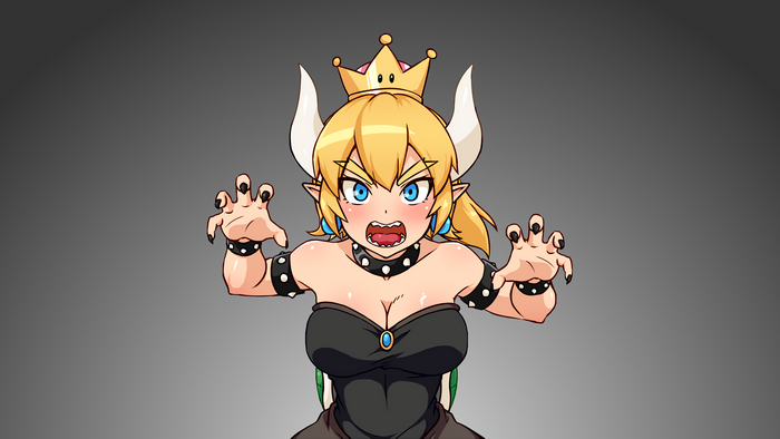 Bowsette from Mario series