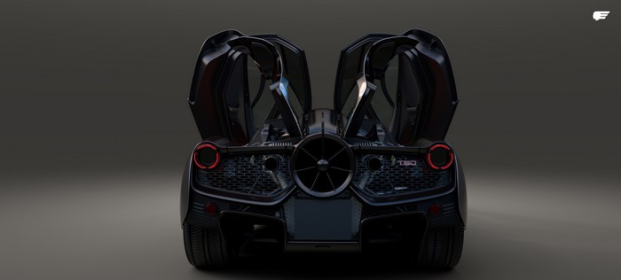 Gordon Murray Automotive T.50 rear view