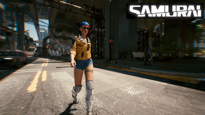 Female V from Cyberpunk 2077 with tattoos