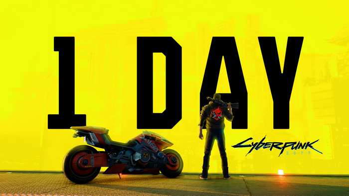 Cyberpunk 2077 1 Day countdown