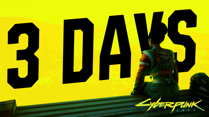 Cyberpunk 2077 3 Days countdown
