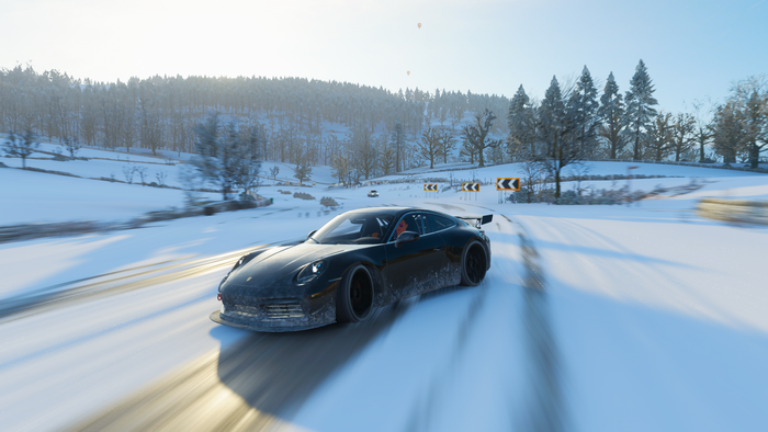 Porsche 911, Porsche 992, traffic, winter, men, Porsche, video games ...