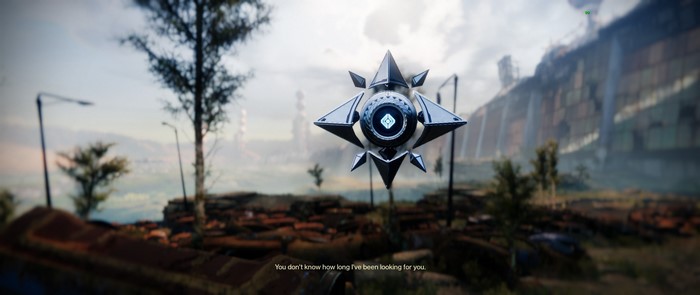 Ghost from Destiny 2 at Vostochny Cosmodrome