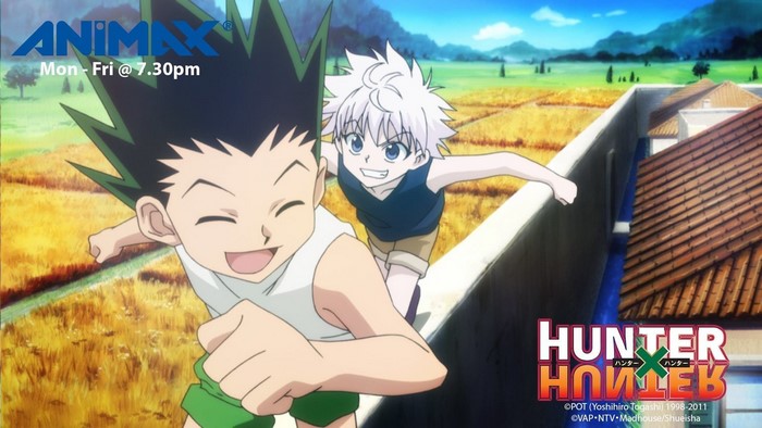 Gon Freecss and Killua Zoldyck from Hunter x Hunter