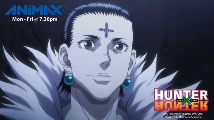 Chrollo Lucilfer from Hunter x Hunter on Animax