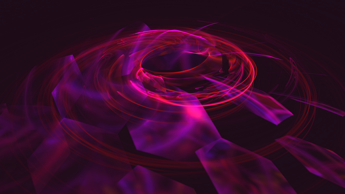 4K Red and Purple Fractal Abstract