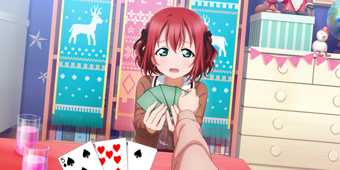 Kurosawa Ruby from Love Live! Sunshine playing cards