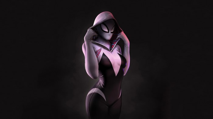 Spider-Gwen from Marvel Comics artwork