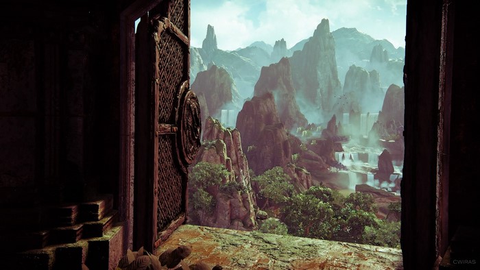 Uncharted: The Lost Legacy video game art