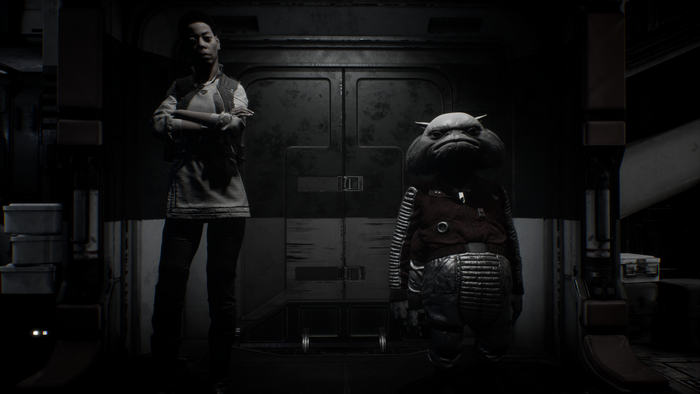 Cere Junda and Greez Dritus from Star Wars Jedi: Fallen Order