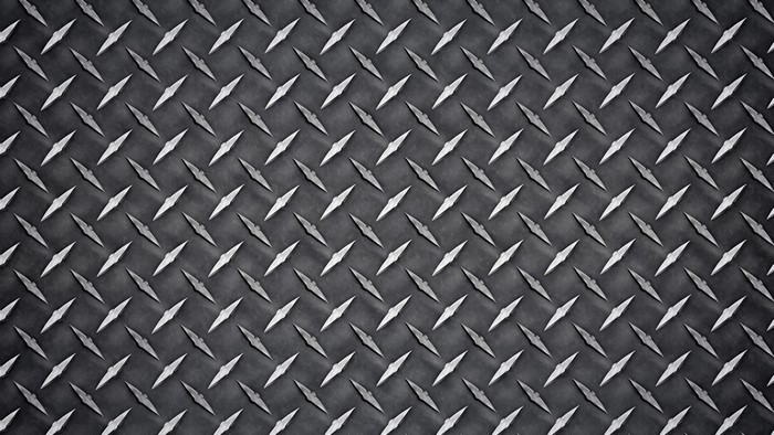 4K Diamond Plate Metal Pattern