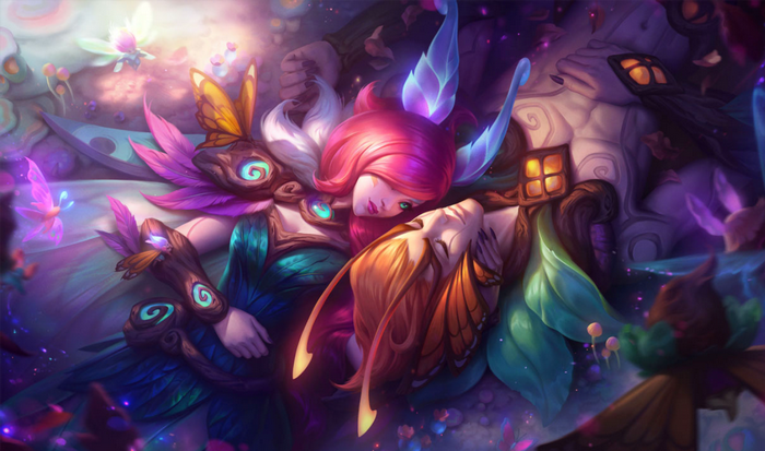 Xayah and Rakan from League of Legends