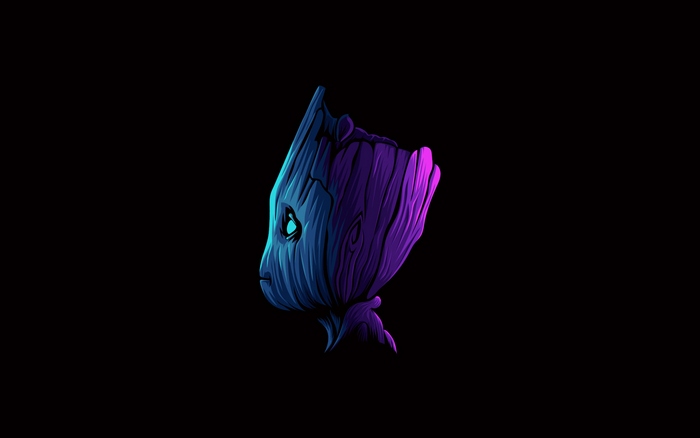 Groot from Guardians of the Galaxy 4K