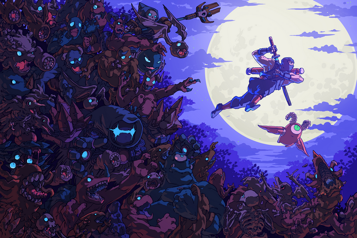 4K The Messenger video game art by Sabotage Studio