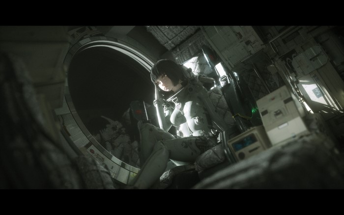 Knights of Sidonia Anime Character in Space Suit