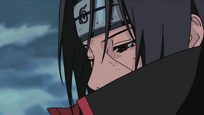 Itachi Uchiha from Naruto with Sharingan Activated